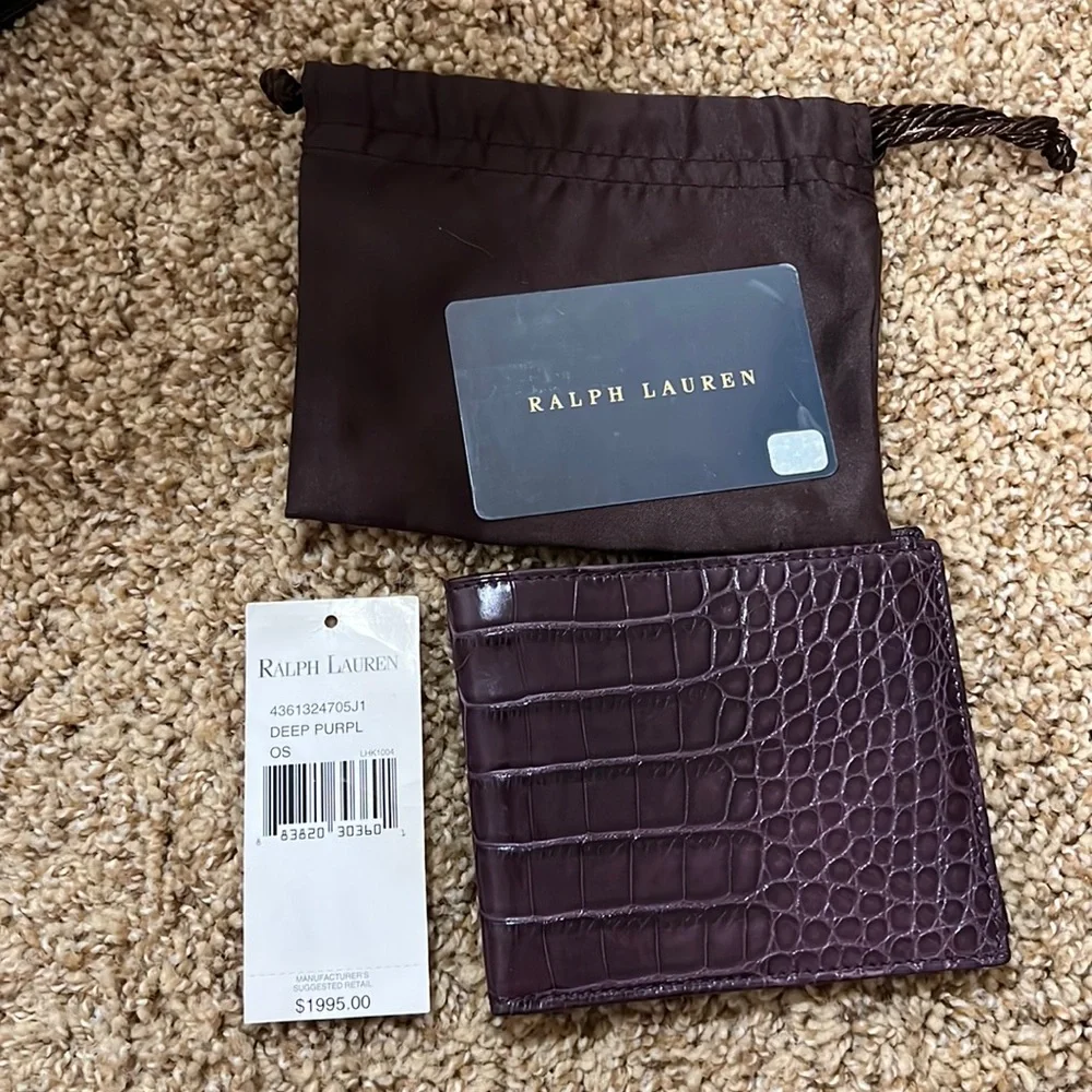 Ralph Lauren Blue Label | Bags | Nwt Rare Ralph Lauren Purple